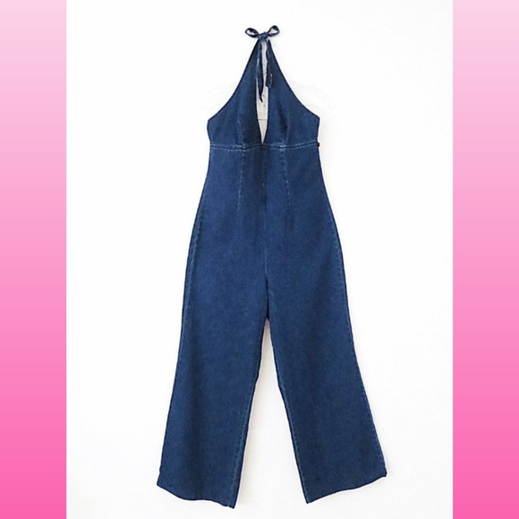 Vintage Pants - 90's vintage guess jean jumpsuit